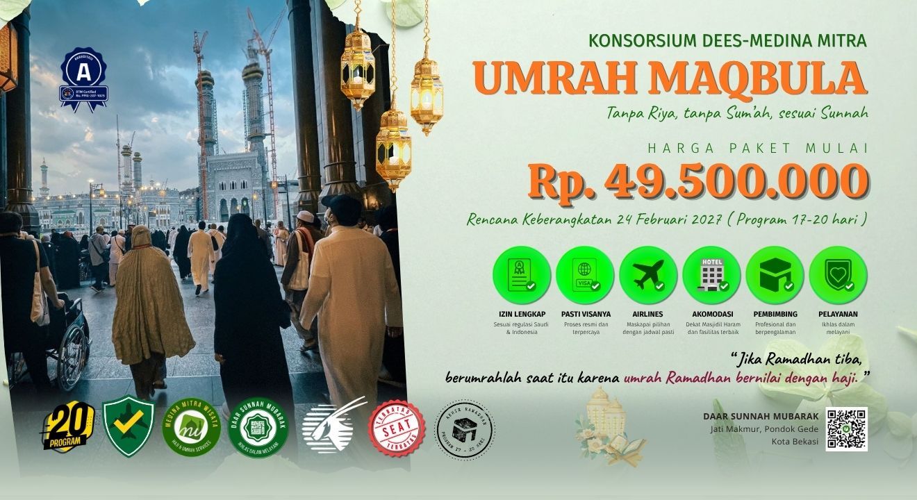 KONSORSIUM UMRAH AKHIR RAMADHAN 1448 DEES-MEDINA MITRA