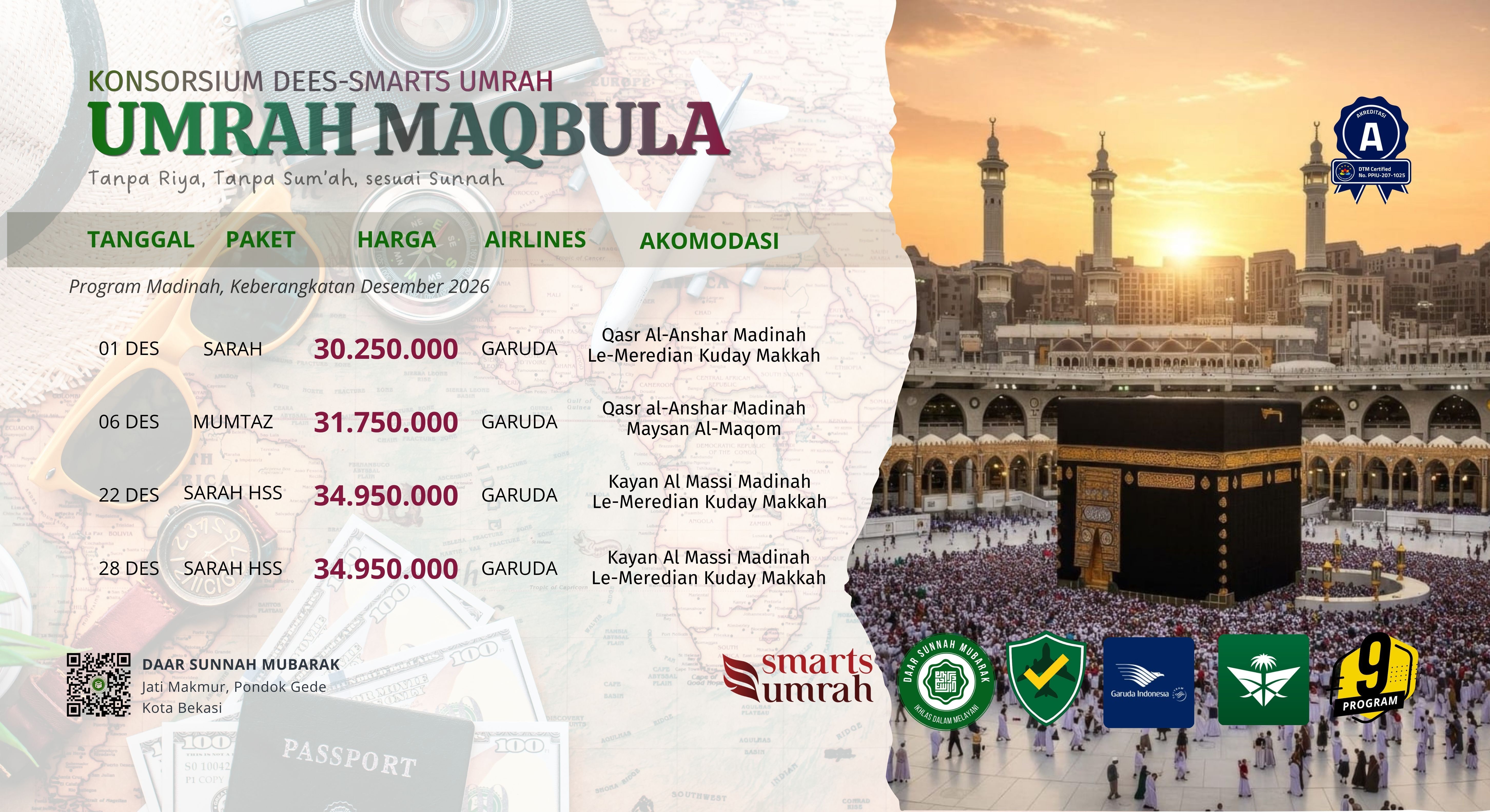 KONSORSIUM UMRAH MAQBULA DEES - SMART DES 2026