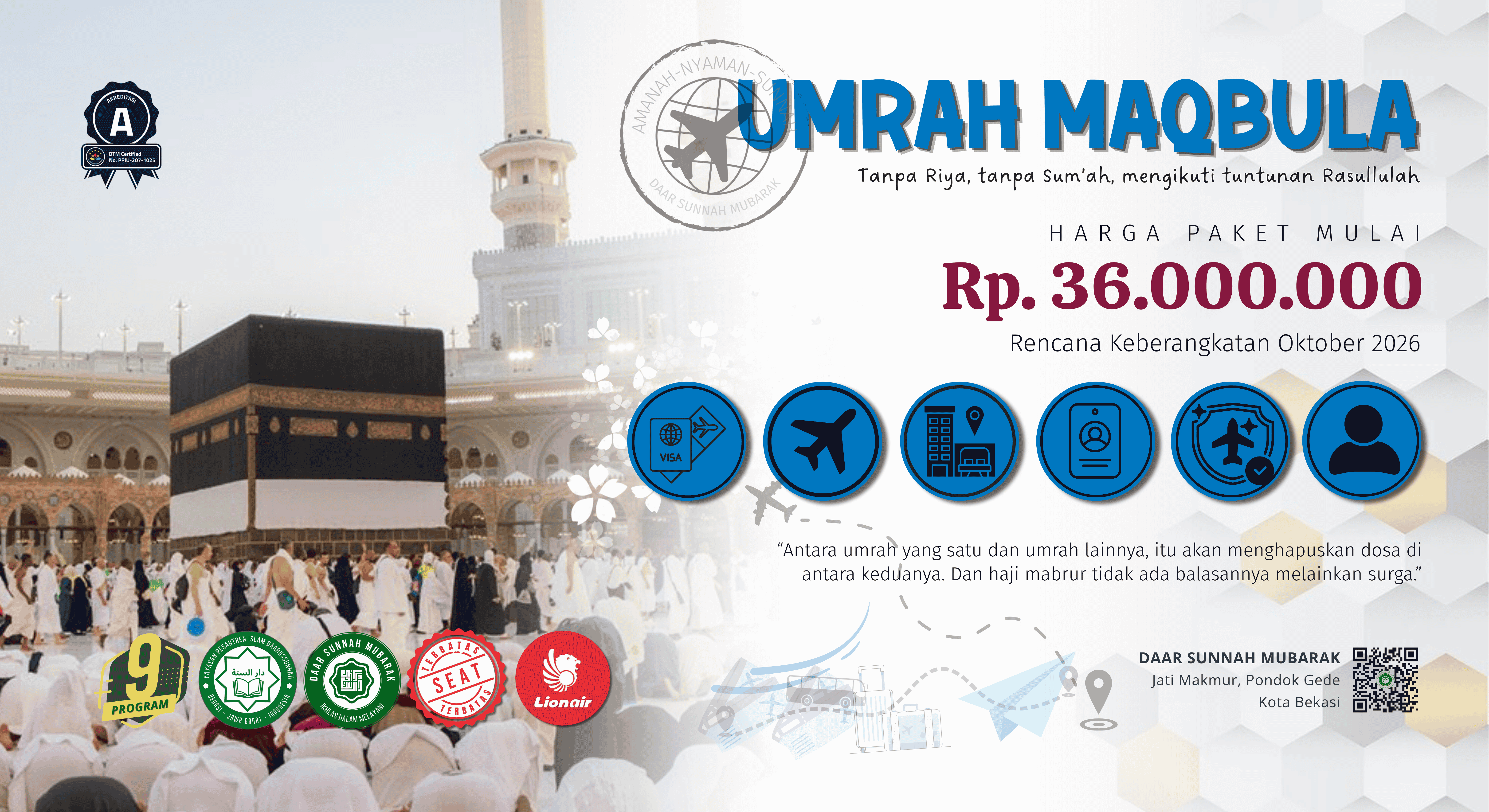 UMRAH MAQBULA OKTOBER 2026