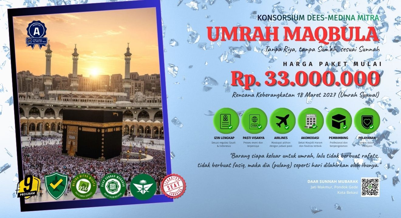 KONSORSIUM UMRAH SYAWAL 1448 DEES-MEDINA MITRA