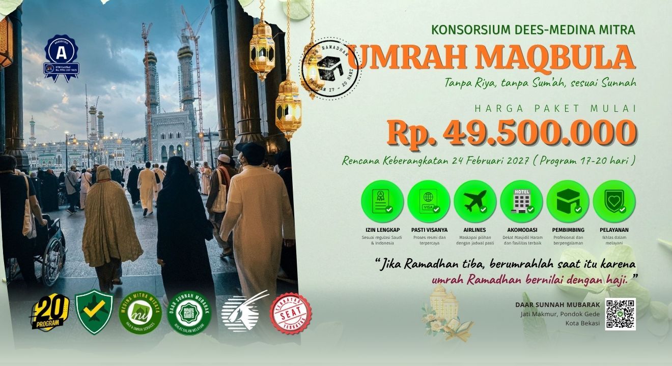 KONSORSIUM UMRAH AKHIR RAMADHAN 1448 DEES-MEDINA MITRA