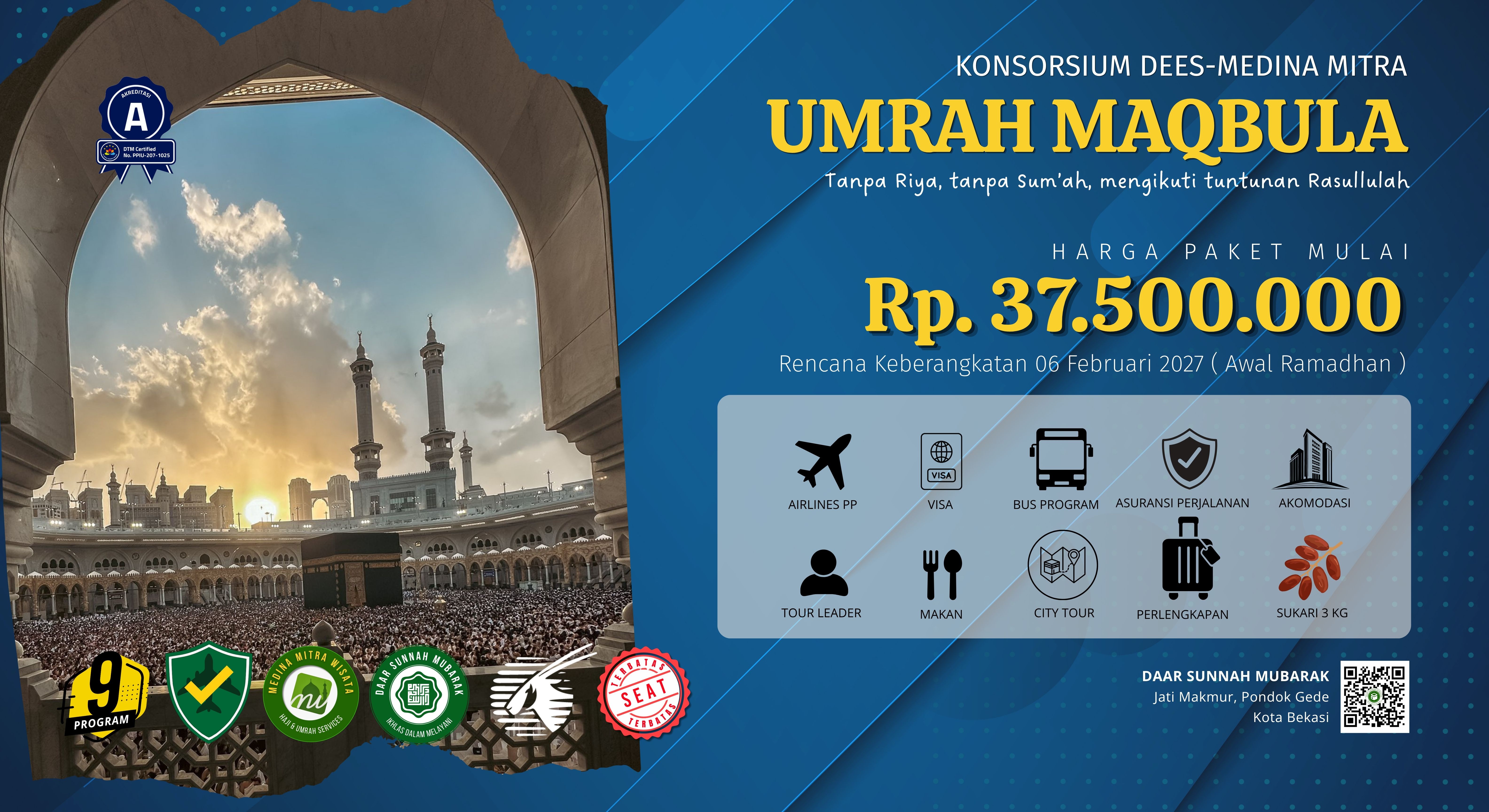 KONSORSIUM UMRAH AWAL RAMADHAN 1448 DEES-MEDINA MITRA
