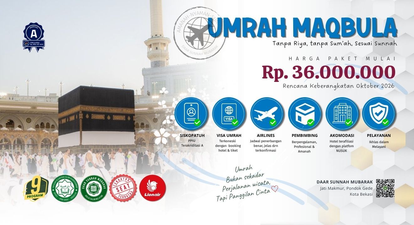 UMRAH MAQBULA OKTOBER 2026