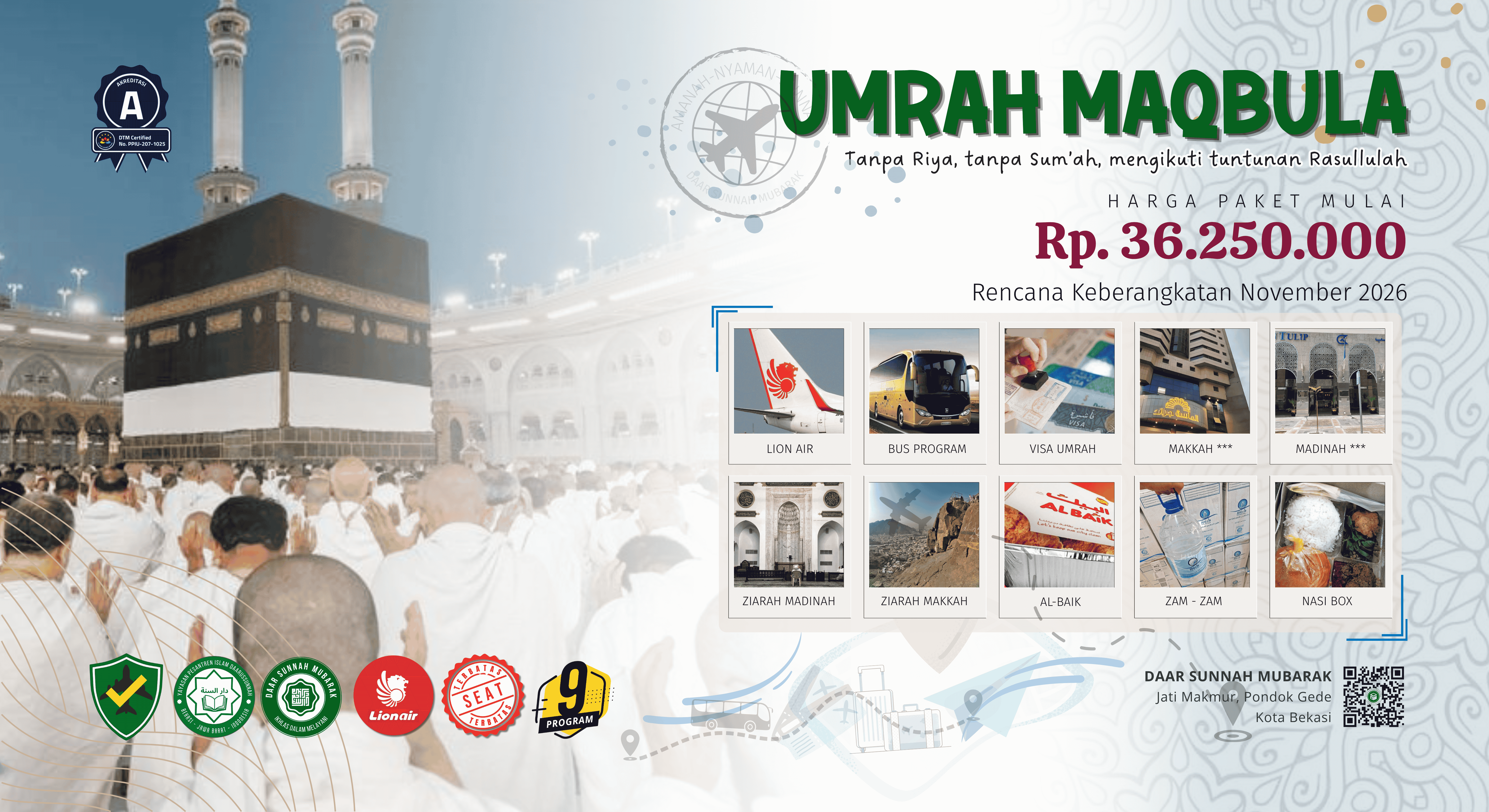 UMRAH MAQBULA NOVEMBER 2026
