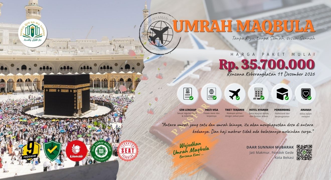 UMRAH MAQBULA DAARUL QUR AN WA SUNNAH